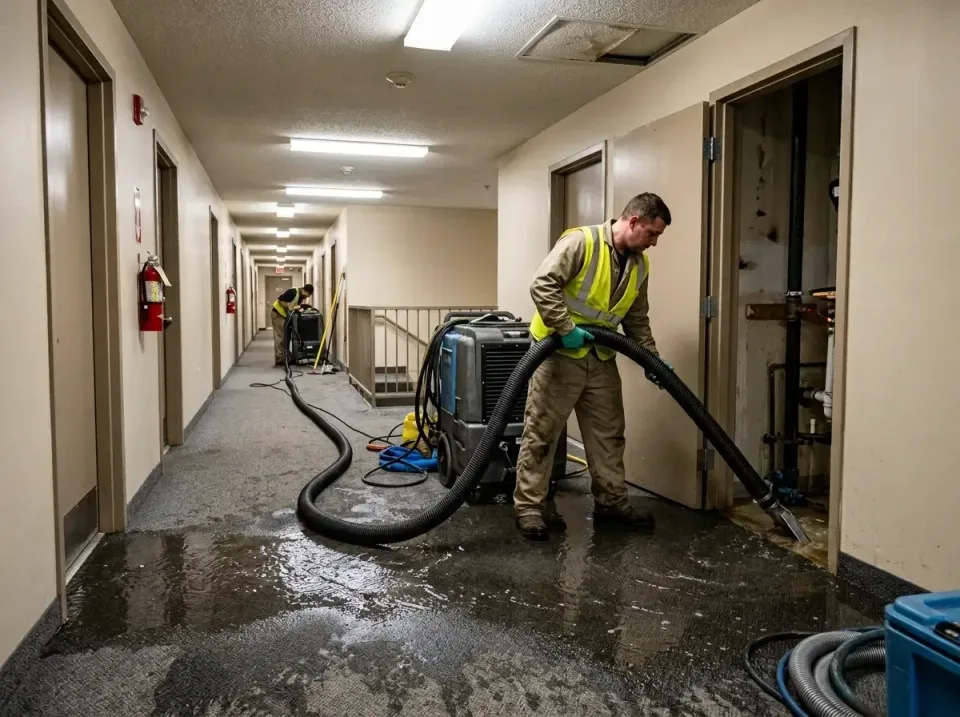 multi-unit-apartment-hallway-f-005 — frequently asked questions, Emergency Burst Pipe Water Extraction & Removal in Lackland…
